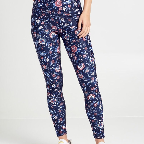 SOULCYCLE FLORAL PANTS - Picture 1 of 5